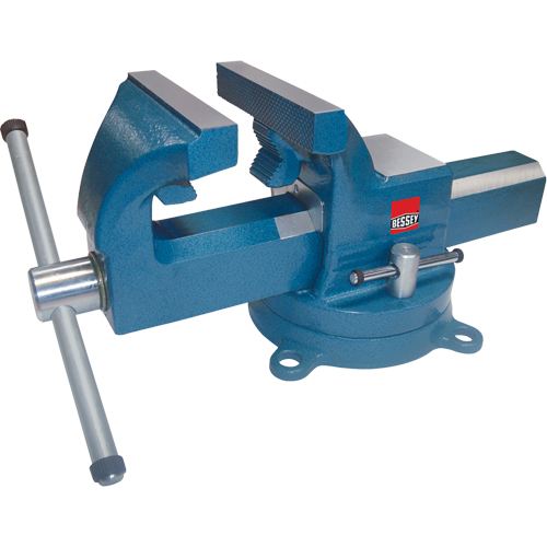 Heavy-Duty Industrial Bench Vises, 4" Jaw Width, 2-3/8" Throat Depth Dufferin Supply