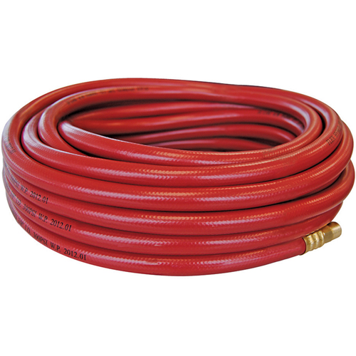 Flexhybrid Hoses with Fittings, Air, Technopolymer, 3/8" dia. x 50', 300 psi, 1/4 NPT Dufferin Supply