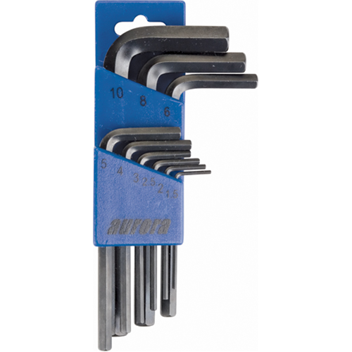 Hex Key Pouch Set, 9 Pcs., Metric Dufferin Supply
