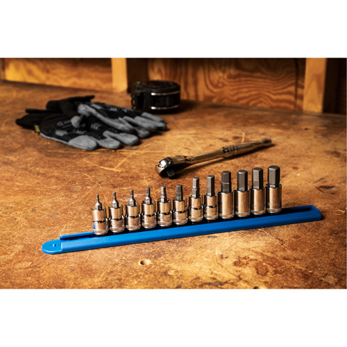 Metric Socket Set, Hex, 3/8" Drive, 12 Pcs Dufferin Supply