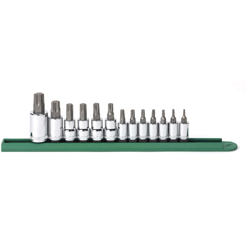 Jeu de douilles &agrave; embouts, Torx, Prise 1/2"/1/4"/3/8", 13 mrcx Dufferin Supply