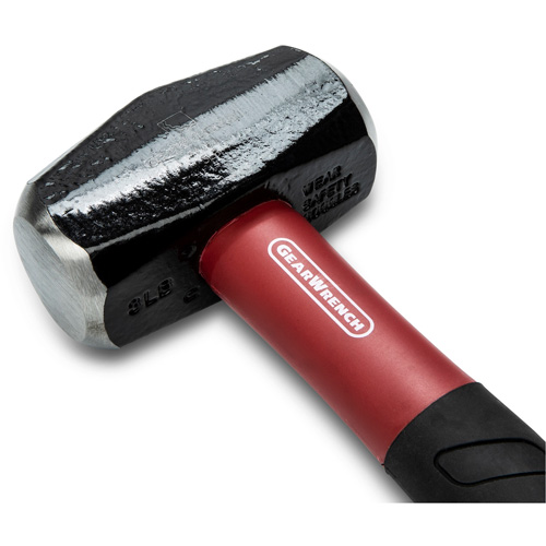 Drilling Hammer, 3 lbs., Fibreglass Handle, 11" L Dufferin Supply