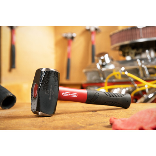 Drilling Hammer, 3 lbs., Fibreglass Handle, 11" L Dufferin Supply