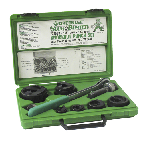 Knockout Kit with Ratchet and SlugBuster&reg; Punches Dufferin Supply