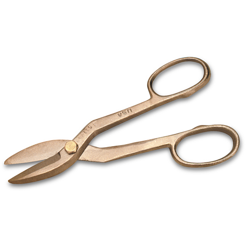 Sheet Metal Snips, 3" Cut Length, Straight Cut Dufferin Supply