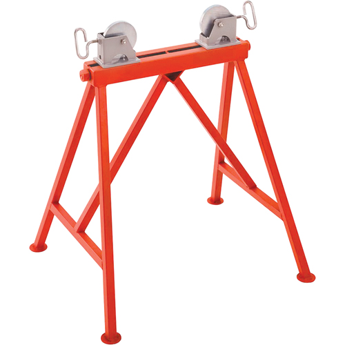 Adjustable Stand with Steel Roller #AR99, 36" Max. Pipe Capacity, 2500 lbs. Max. Weight Capacity Dufferin Supply