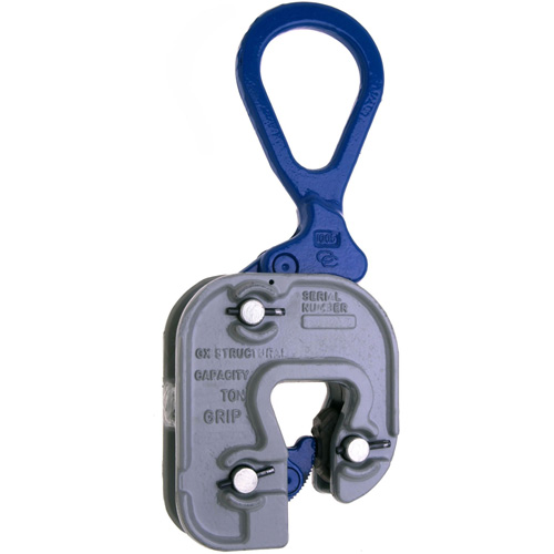 GX Structural Short Leg Plate Clamp, 4000 lbs. (2 tons), 1/16" - 7/8" Jaw Opening Dufferin Supply