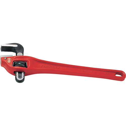 Heavy-Duty Offset Pipe Wrench #14, 2" Jaw Capacity, 14" Long, Powder Coated Finish Dufferin Supply