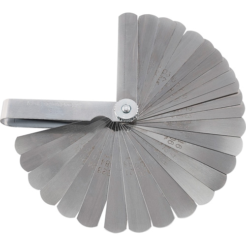 Jauge d&eacute;paisseur SAE/m&eacute;trique de luxe 32 lames Dufferin Supply