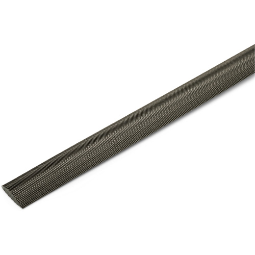 Double Cut File with Green Handle, Half Round, 8", Bastard Dufferin Supply