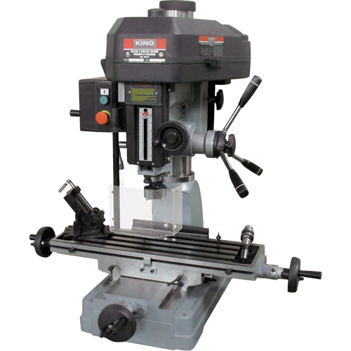 Milling Drilling Machines, 12 Speeds, 1-1/4" Drilling Capacity Dufferin Supply