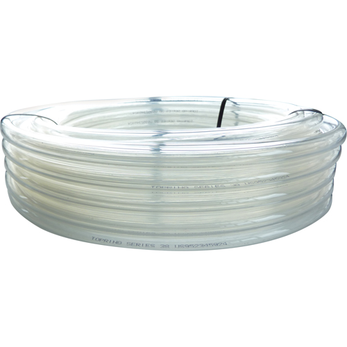 Tubing, Air/Water, 1" OD x 100' L, PVC, Clear, 35 PSI @ 20°C Dufferin Supply