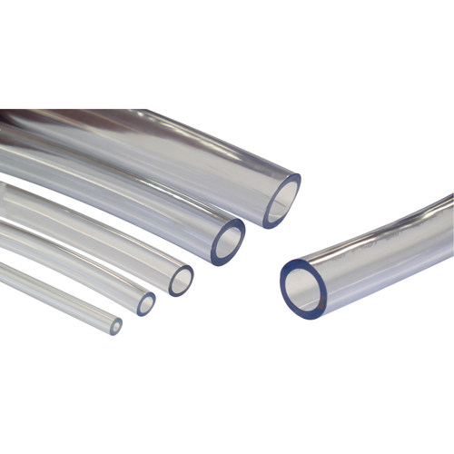 Tubing, Air/Water, 1" OD x 100' L, PVC, Clear, 35 PSI @ 20°C Dufferin Supply