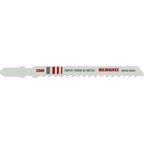 Lame de scie sauteuse, Bim&eacute;tal, Tige en T, 4" lo, 6 dents par pouce Dufferin Supply