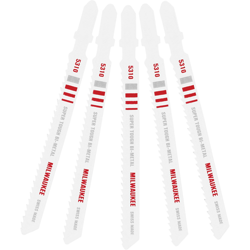 Lame de scie sauteuse, Bim&eacute;tal, Tige en T, 4" lo, 10 dents par pouce Dufferin Supply