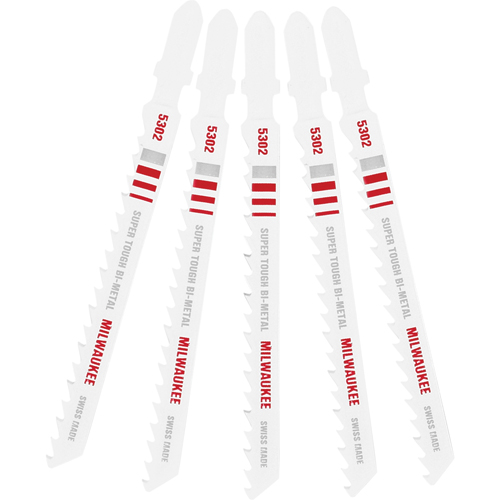 Lame de scie sauteuse, Bim&eacute;tal, Tige en T, 4" lo, 6 dents par pouce Dufferin Supply