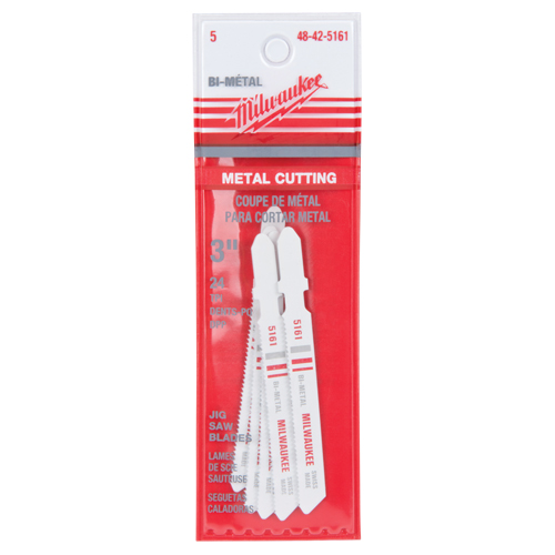 Lame de scie sauteuse, Bim&eacute;tal, Tige en T, 3" lo, 24 dents par pouce Dufferin Supply