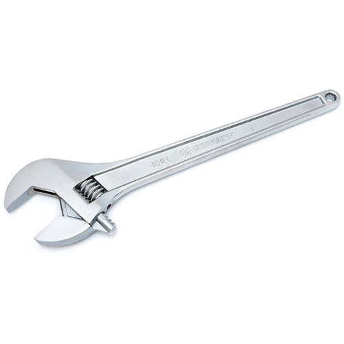 Adjustable Tapered Handle Wrench - Carded, 18" L, 2-1/16"/53 mm Max Width, Chrome/Polished Dufferin Supply
