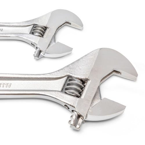 Wrench Set, Adjustable, 2 Pieces, Imperial and Metric Dufferin Supply