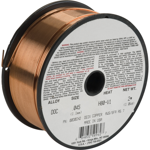 Fil &agrave; souder, Cuivre d&eacute;soxyd&eacute;, 0,035" diam&egrave;tre Dufferin Supply