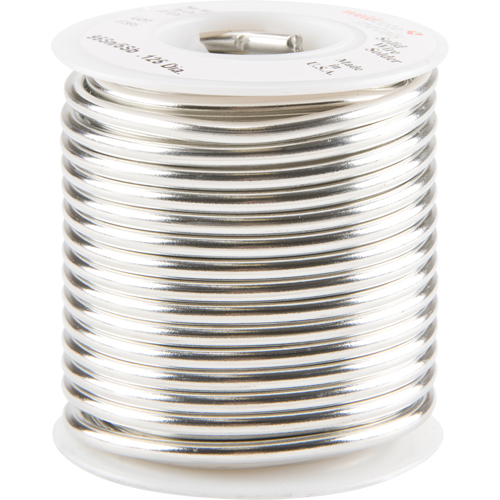 M&eacute;tal d'apport standard, Sans plomb, 95 % d'&eacute;tain, 5 % d'antimoine, &acirc;me Plein, dia. 0,125" Dufferin Supply