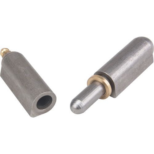 Charni&egrave;re &agrave; souder, 0,63" dia. x 3,937" lo, Acier doux a/goupille fixe en acier Dufferin Supply