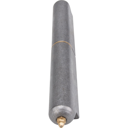 Weld-On Hinge, 1.102" Dia. x 10.236" L, Mild Steel w/Fixed Steel Pin Dufferin Supply