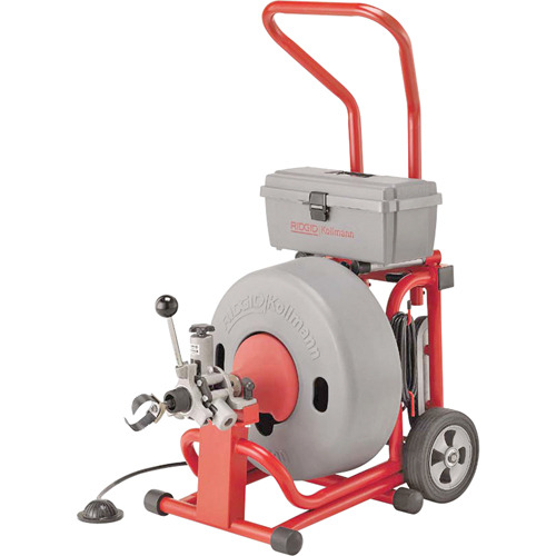 Machine &agrave; tambour no K-6200 avec c&acirc;ble no C-24-IW, &eacute;lectrique, 5/8" x 100' Dufferin Supply