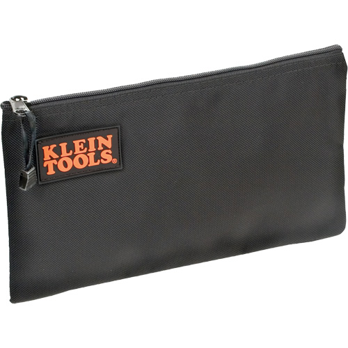 Pochette pour outils avec fermeture &agrave; glissi&egrave;re, Nylon balistique, 1 pochettes, Noir Dufferin Supply