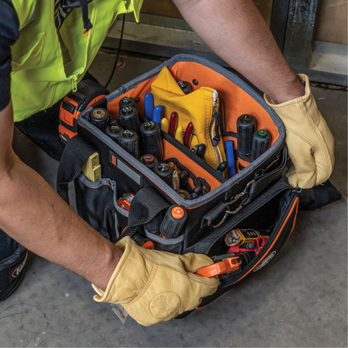 Fourretout Tradesman Pro, Nylon balistique, 40 pochettes, Noir/Orange Dufferin Supply