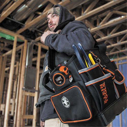 Fourretout Tradesman Pro, Nylon balistique, 40 pochettes, Noir/Orange Dufferin Supply