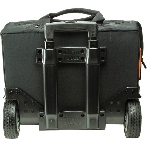 Sac &agrave; outils roulant Tradesman Pro, Polyester balistique, 24 pochettes, Noir/Orange Dufferin Supply