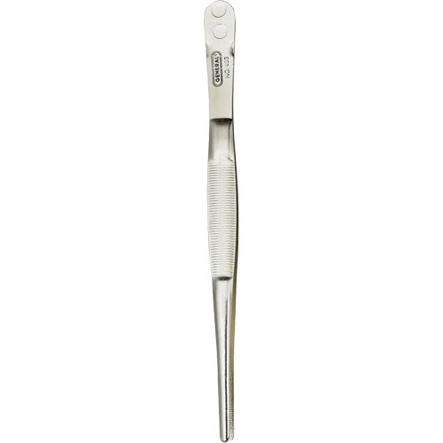 Industrial Tweezers with Blunt Serrated Tip Dufferin Supply