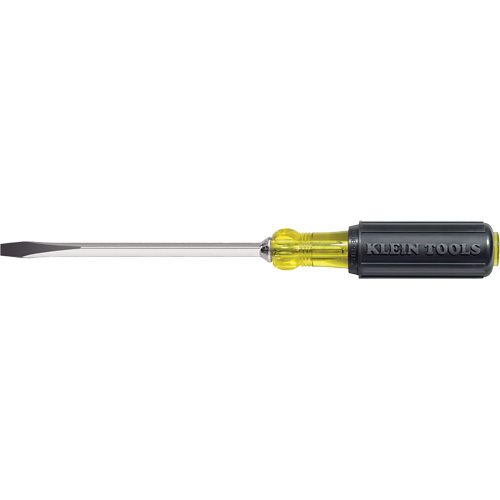 Heavy-Duty Slot Keystone Screwdriver, 5/16", 10-15/16" L, Cushion Grip Handle Dufferin Supply
