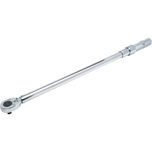 Ratcheting Head Micrometer Torque Wrench, Click, 1/2" Square Drive, 50 - 250 lbf. Ft Dufferin Supply