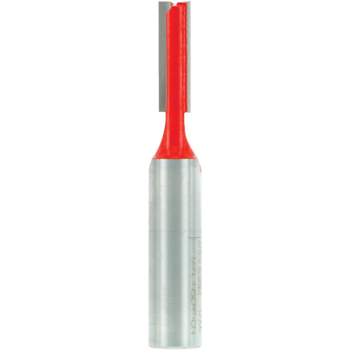 Router Bit - Double Flute Straight Bit, 5/16" Dia., 1" H, 2-3/4" L Dufferin Supply