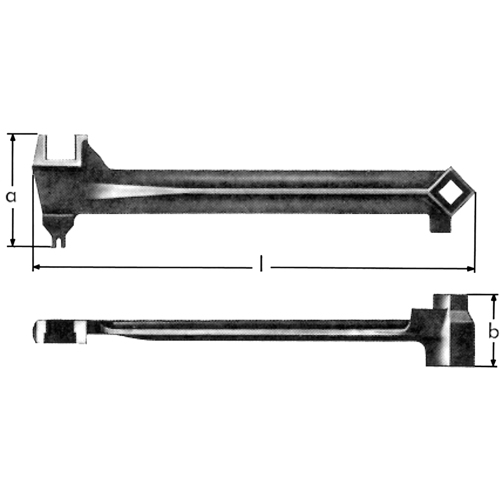 l&eacute;s &agrave; bonde, 2-1/2", Longueur de 15-1/15" Dufferin Supply