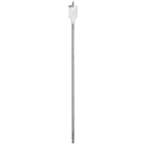 Flat Boring Bit, 3/4" Diameter, 1/4" Hex Shank, 16" Length Dufferin Supply