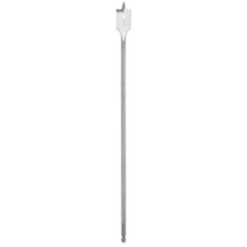 Flat Boring Bit, 7/8" Diameter, 1/4" Hex Shank, 16" Length Dufferin Supply