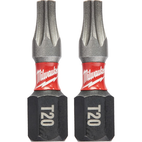 Forets &agrave; chocs Shockwave, Torx, T-20, Prise 1/4" Dufferin Supply