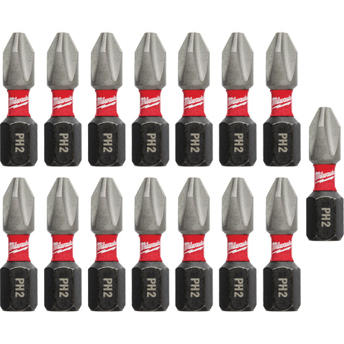 Shockwave Impact Insert Bits, Phillips, #2, 1/4" Drive Dufferin Supply
