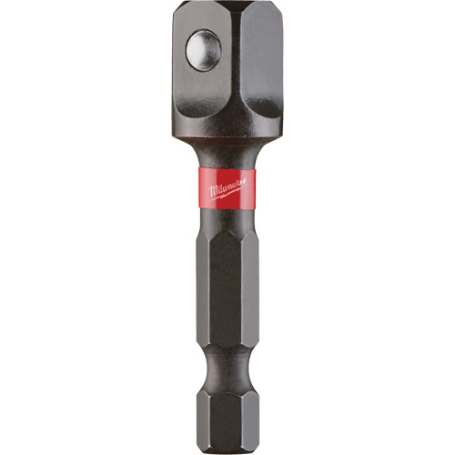Shockwave Impact Driver Socket Adapter, 1/4" Drive Size, 3/8" Male Size, Ball, 1-7/8" L Dufferin Supply