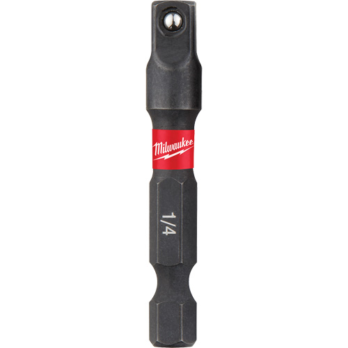 Shockwave Impact Driver Socket Adapters, 1/4" Drive Size, 1/4" Male Size, Ball, 1-7/8" L Dufferin Supply