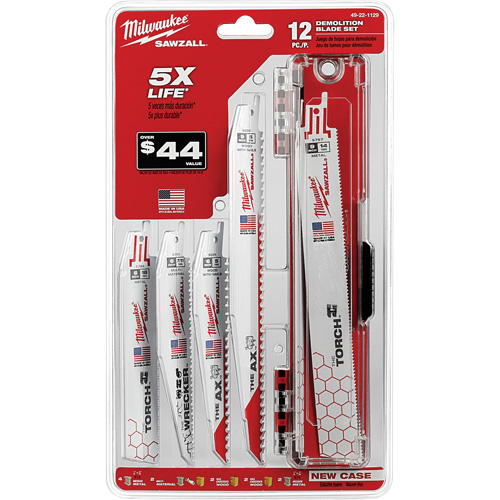 Jeu de lames de d&eacute;molition Sawzall Dufferin Supply