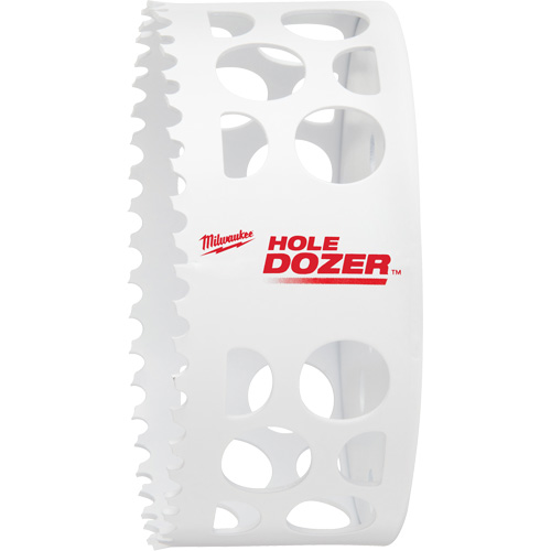 Scie-cloche Hole Dozer, 4-1/2", Profondeur de la coupe 1-5/8", Bim&eacute;tal Dufferin Supply