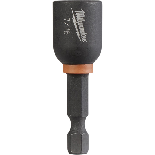 Shockwave Impact Duty Nut Driver, 1/4" Tip, 7/16" Drive, 1-7/8" L, Magnetic Dufferin Supply