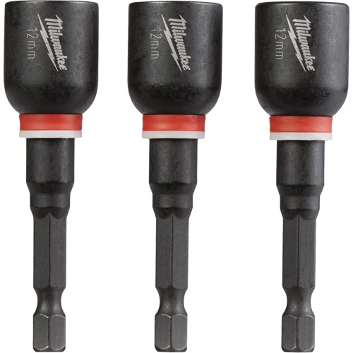 Tourne-&eacute;crou Shockwave Impact Duty, Embout 1/4", Prise 12 mm, 2-9/16" lo, Magn&eacute;tique Dufferin Supply