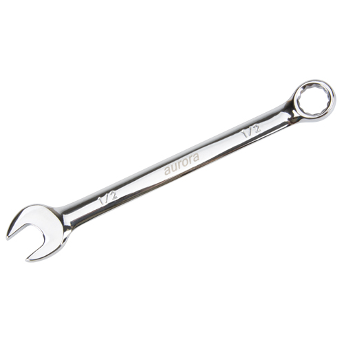 Cl&eacute; mixte, 12 pans, 1/2", Fini Chrome Dufferin Supply
