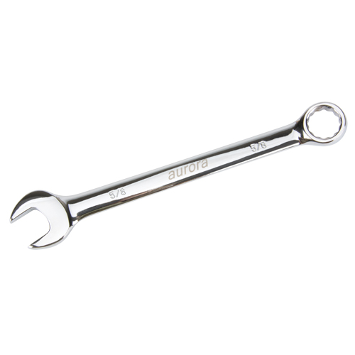 Combination Wrench, 12 Point, 5/8", Chrome Finish Dufferin Supply