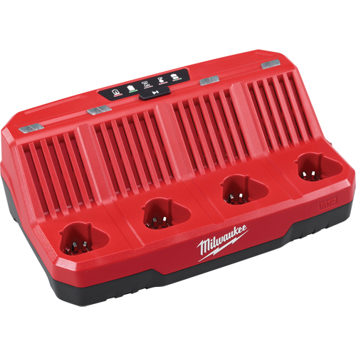 M12 Four Bay Sequential Charger, 12 V, Lithium-Ion Dufferin Supply